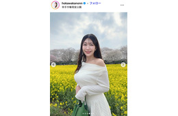 “身長170cm”美人気象予報士、膝上ミニで美脚スラリ 高身長ならではの“大人ヘルシー”に「スタイルが神」「何頭身？」の声