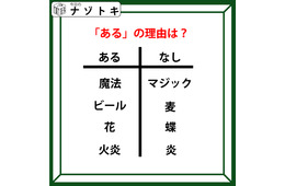 あるなしクイズです！「魔法、ビールにあってマジック、麦にない」。あるにはどんな共通点がある？【難易度LV.２・甘口】