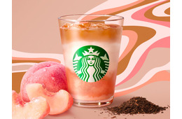 【スタバ新作】「ピーチ クリーミー ティー ラテ」サマーシーズンピーチビバレッジのラストを飾る1杯