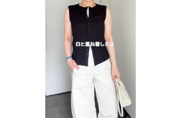 黒・白・ベージュで魅せる！40代の夏を上品に乗り切る洗練モノトーン＆アースカラーの着こなし