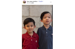 中村獅童の息子・陽喜＆夏幹、尾上松也からのプレゼントに興奮「喜んでる顔が可愛い」「センス抜群のご褒美」