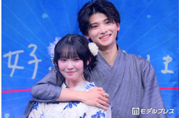 【今日好き夏まつり】かなりのカップル、河村叶翔（かなと）が相塲星音（りのん）をバックハグ「にやける」「美男美女」