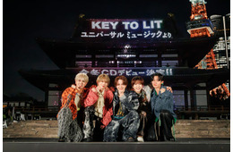 KEY TO LIT、CDデビュー記者会見でハプニング 猪狩蒼弥「まず史上初ゲットしました」