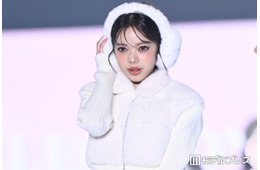 MORE STAR中山こはく、ボリュームイヤーマフがキュート「透明感がすごい」「スタイルの良さが際立ってる」の声【TGC2026A/W】