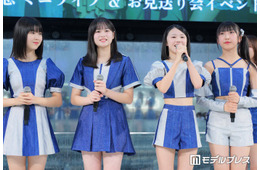 モーニング娘。’26、18期メンバー4人が初リリイベ取材でアピール 目標は「東京ドーム」