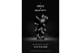 ATEEZ、HELLO KITTY “BLACK SERIES”とコラボ 表参道でポップアップ限定開催