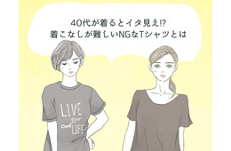 さすがに捨てた方が…アラフォーが着るのを避けたほうがいいTシャツの特徴