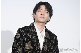 西畑大吾、叶えたい願いは「なにわ男子が長く愛されること」 渾身の“キメ顔”で会場沸かす【時給三〇〇円の死神】