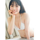 「ミスヤングマガジン」晴こころ、白ビキニ姿で美ボディ輝く