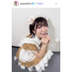 でか美ちゃん、美脚際立つミニドレス×レースタイツ衣装ショット披露「スタイル抜群」「ドールみたい」の声