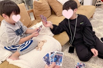 辻希美、夕食後の子供たちとの団らんSHOT公開「盛り上がりました」「たまにやるとハマる」 画像