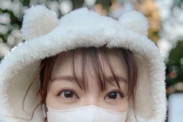 44歳の保田圭「かなり恥ずかしいんですが…」息子の防寒具を身に着けたキュートSHOT公開 画像