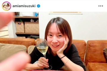 「これが幸せ」3児の母・鈴木亜美、次男が撮影した“1人もんじゃ”SHOT公開「ママ贅沢タイム」 画像