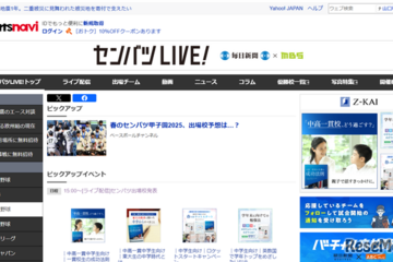【高校野球2025春】センバツ出場校決定…ライブ配信1/24午後3時 画像