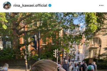 川栄李奈、ロンドンでパシャリ！無邪気な笑顔SHOTに「最高に可愛い」「天使さん」の声 画像