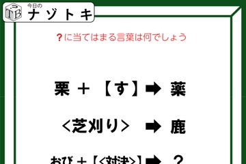 クイズです！「カッコの法則を推理して導きましょう」どんな言葉になるでしょう？【難易度LV３.・中辛】 画像