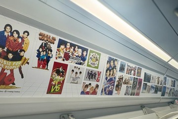 V6、サブスク解禁記念し“同期”「ゆりかもめ」車両を特別ジャック 30年の歩みを表現 画像