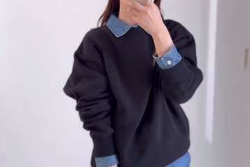 【GU】メンズ定番品をゆるく着こなす。シンプルきれいな大人カジュアル【40代の毎日コーデ】 画像