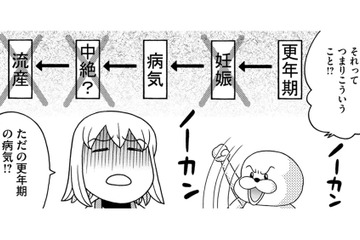 胎嚢が確認できず「化学流産」？医学的には「妊娠」ではなく「流産」でもない？【アラフィフ漫画家 更年期かと思ったら妊娠してました #10】 画像