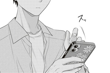 テーブルに置いておいたスマホに伸びる手。え、何で知ってるの？【すきだから、だよ #50】 画像