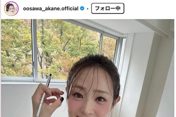 大沢あかね、美肩＆美背中輝くオフショルトップス姿披露「背中のラインが綺麗」「色っぽい」と反響 画像