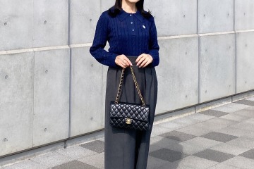 上品コーデなら、やっぱりネイビー！今、40代が選ぶならどんなデザイン？ 【40代の毎日コーデ】 画像