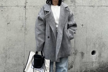 オーバーサイズコートで即オシャレ！シャギー素材のミドル丈コートで作る、冬の洗練こなれコーディネート【40代の毎日コーデ】 画像