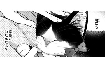 「家族」は顔やしぐさが似てくるって言われ、父と母の事を思い出す。 猫にもいたのかな…【同居人はひざ、時々、頭のうえ。 #77】 画像