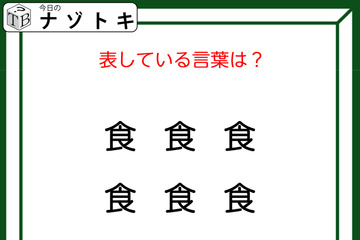 クイズです！「この図が表す言葉は？」食がたくさんありますね【難易度LV２.・甘口】 画像