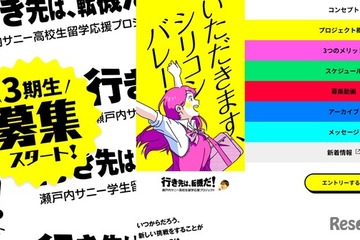 夏休みに米シリコンバレー留学、瀬戸内サニー3期生募集…全額無料 画像