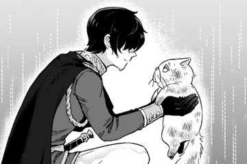 威嚇する猫や犬から逃げ回ってもうボロボロ…そんな私を拾い上げてくれたこの人は誰？【根暗騎士による溺愛満喫中のブサ猫、実は聖女です！#23】 画像