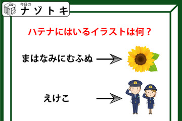 クイズです！「まはなみにむふぬ→太陽みたいな夏の花」。ということは、この文字列にはどんな意味があるのでしょう【難易度LV.３・中辛】 画像