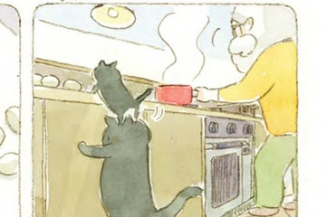なぜ落とす⁉ 仕込みをするマスターの横に、2匹の黒い影が忍び寄り…【深夜３時のくろねこ喫茶 #４】 画像