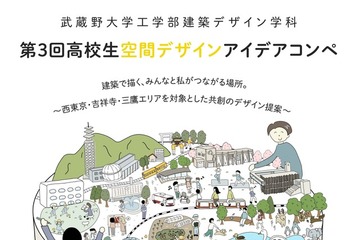 武蔵野大、高校生対象「空間デザインアイデア」作品募集 画像