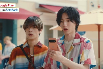 なにわ男子、海外で奇跡の瞬間を激写・OKテイク連発 ソフトバンク新CM出演 画像