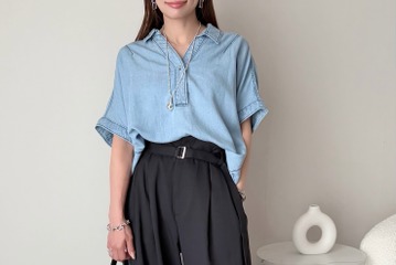 トップスインしなくても着やせは叶う！【40代・初秋オフィスカジュアル】お手本帖 画像