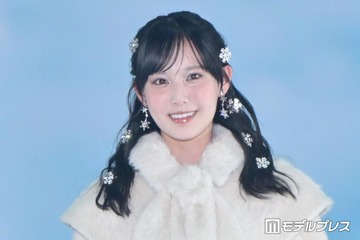 日向坂46松尾桜「ガルアワ」初登場 美脚輝くミニ丈冬コーデで華やかランウェイ「ビジュ最強」「憧れのスタイル」とファン絶賛【ガルアワ2026A/W】 画像