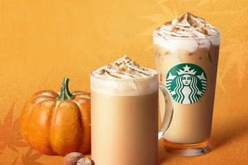 スタバ秋限定「パンプキン スパイス ラテ」9月29日より会員先行登場 やさしい甘さとスパイスが調和 画像