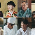 （上段左から）加藤小夏、百田夏菜子、小野武彦、菊池亜希子（下段左から）まもる。、武田航平、吉川太郎、小柴陸（C）WOWOW