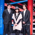 森本慎太郎、薬師丸ひろ子、高橋海人（C）日本テレビ