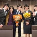 （左から）前田拳太郎、前田旺志郎、高橋文哉、河村花、南沙良（C）フジテレビ