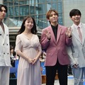 ブルーカーペットに登場した坂東龍汰、橋本環奈、山田涼介、長尾謙杜（C）モデルプレス