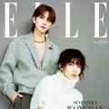 「エル・ジャポン」10月号SEVENTEEN JEONGHAN＆JOSHUA特別版（ハースト婦人画報社、8月28日発売）表紙（C）ELLE JAPON October 2023 photo KEITA GOTO（w）
