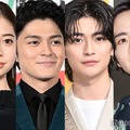 （左から）桜田ひより、眞栄田郷敦、高橋文哉、板垣李光人（C）モデルプレス