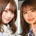 山崎怜奈、秋元真夏（C）モデルプレス