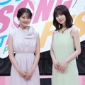 原田葵アナ、長濱ねる（C）フジテレビ