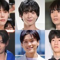 （上段左から）キム・ムジュン、鈴木仁、水沢林太郎（下段左から）岩瀬洋志、松本怜生、坂本愛登（C）モデルプレス