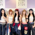 LE SSERAFIM／（左から）HUH YUNJIN、KIM CHAEWON、KAZUHA、SAKURA、HONG EUNCHAE（P）&（C） SOURCE MUSIC