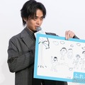 “ふれる”の絵を得意げに披露した永瀬廉（C）モデルプレス