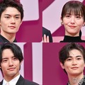 （左上から時計回りに）佐野勇斗、浜辺美波、赤楚衛二、西垣匠（C）モデルプレス